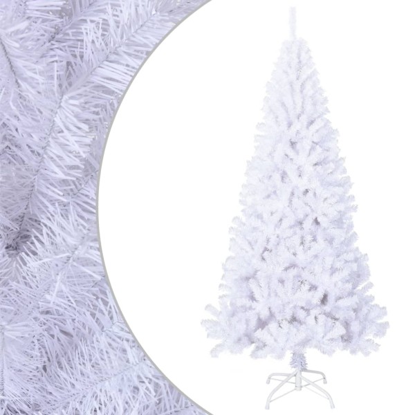 Artificial Christmas tree with thick branches, white, 240cm, PVC