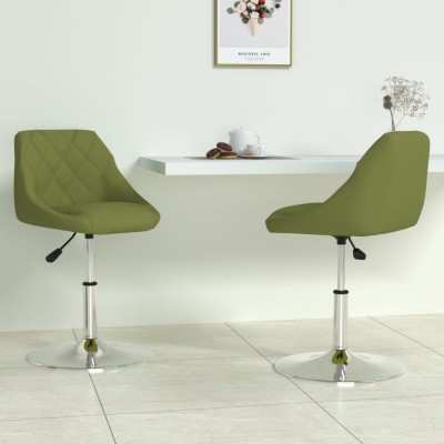 Swivel dining chairs, 2...