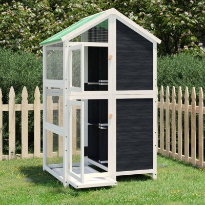 Birdhouse, gray,...