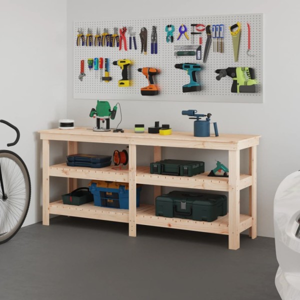 Desk, 181x50x80cm, solid pine wood