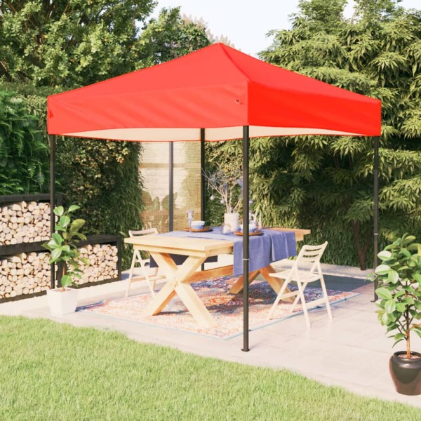 Folding tent, red, 3x3m