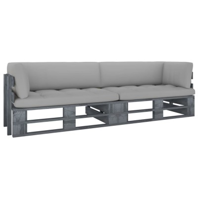 Double sofa made of pallets...