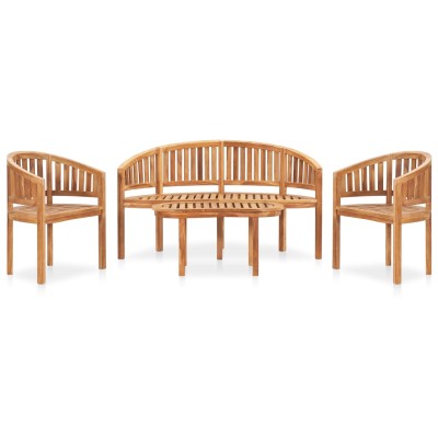 Garden lounge set, 4 parts,...