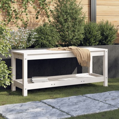 Garden bench, white,...
