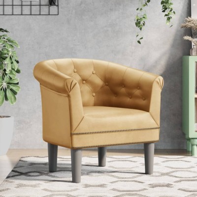 Armchair, golden color,...