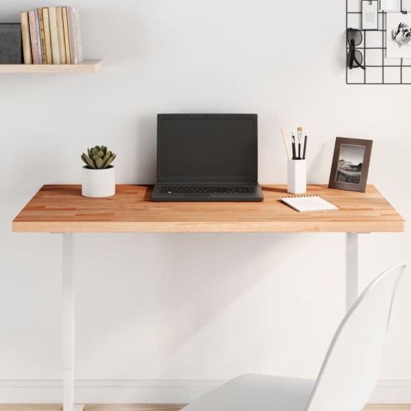 Table top, 100x60x2.5 cm, solid beech, rectangular