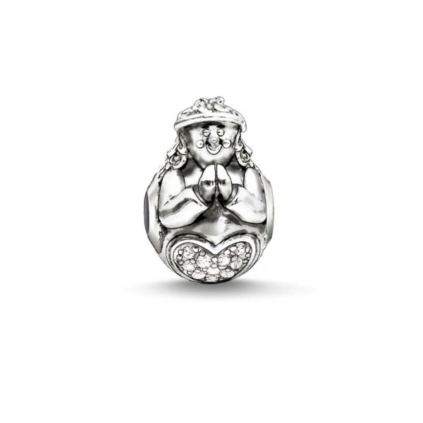 Naisten helmet Thomas Sabo SET0359-494-11-L4013 Hopeinen 1 cm