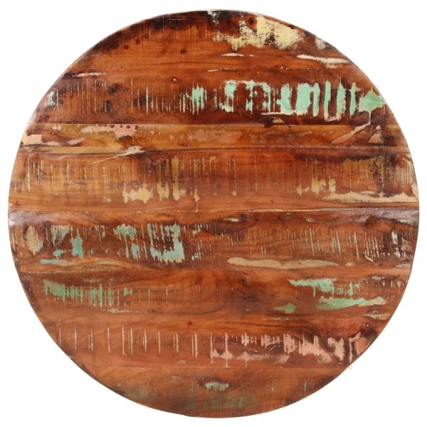 Tabletop, 80x2.5cm, solid recycled wood, circular