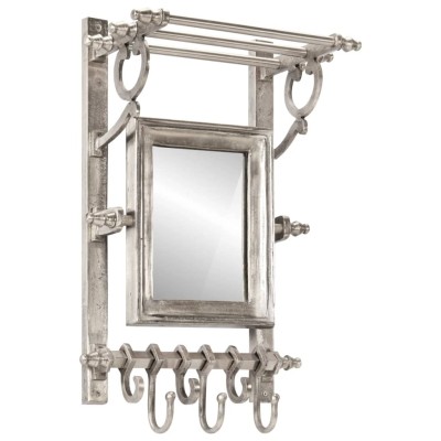 Suitcase rack with hooks...