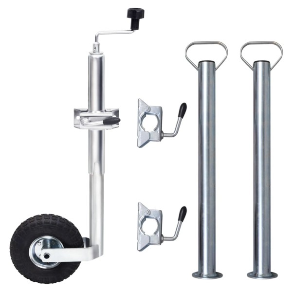 Support wheel with 2 support tubes/3 clamps