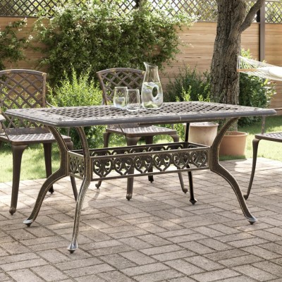 Garden table, bronze,...