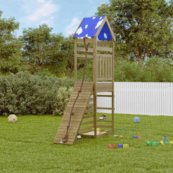 Outdoor playground set, impregnated pine wood