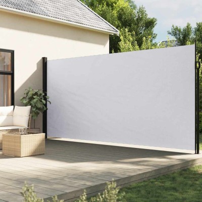Retractable side awning,...