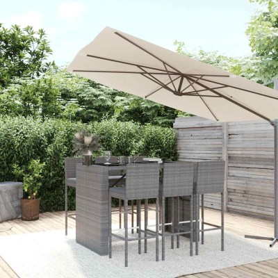 Garden set with cushions, 7...