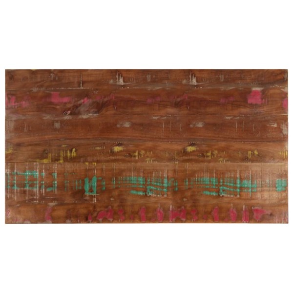 Table top, 110x70x2.5 cm, recycled wood, rectangular