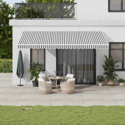Manual retractable awning,...
