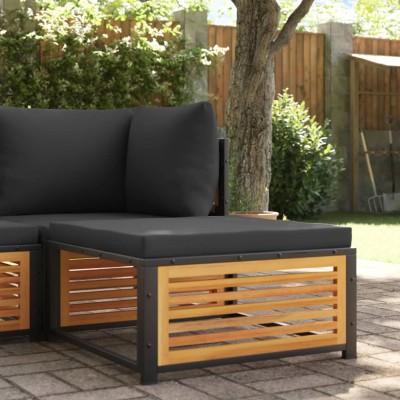Garden stool with cushion,...