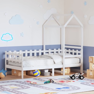 Bed with canopy, white,...