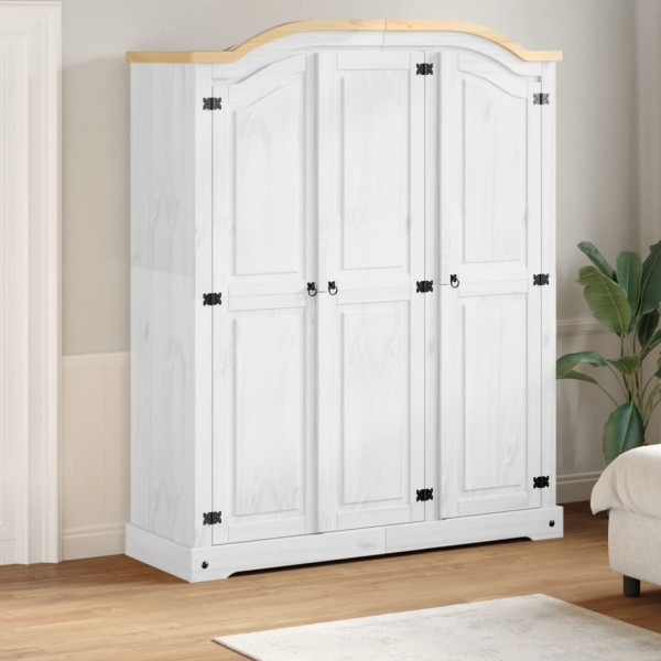 Wardrobe Corona, 151.5x52x186cm, solid pine wood