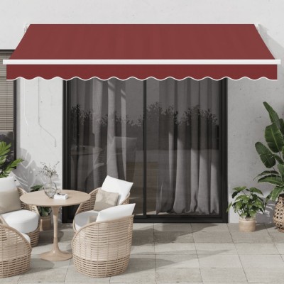 Manual retractable awning,...