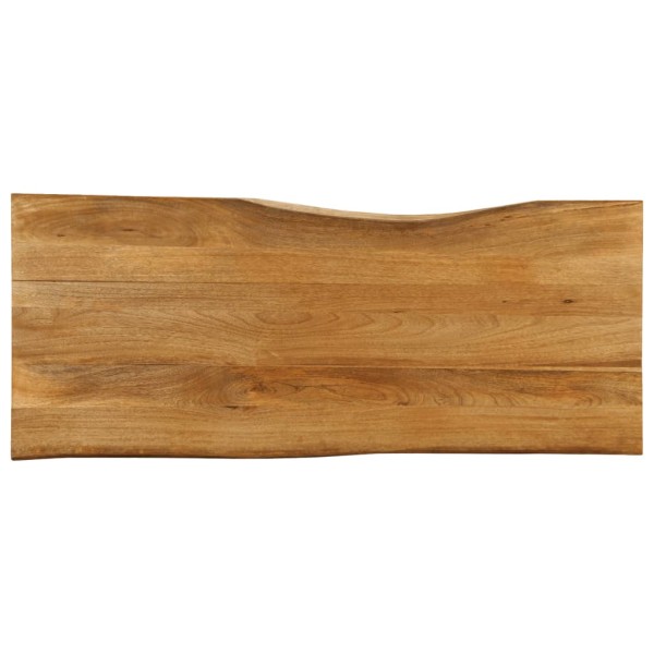 Tabletop, 140x60x2.5cm, solid mango, with a live edge