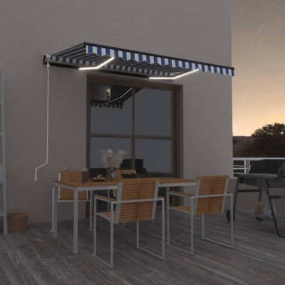 Awning with LED/wind...