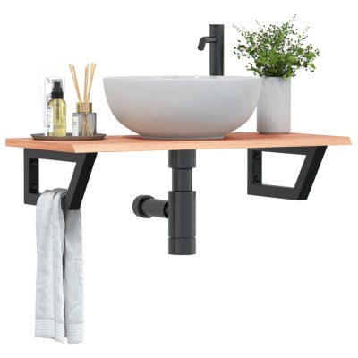 Washbasin shelf, steel and...