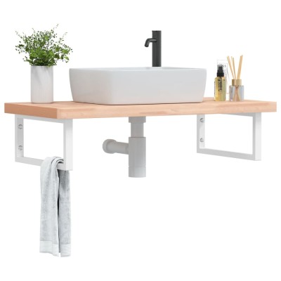 Washbasin shelf, steel and...