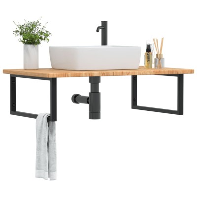 Washbasin shelf, steel and...