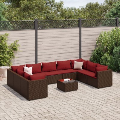 Garden set with cushions,...