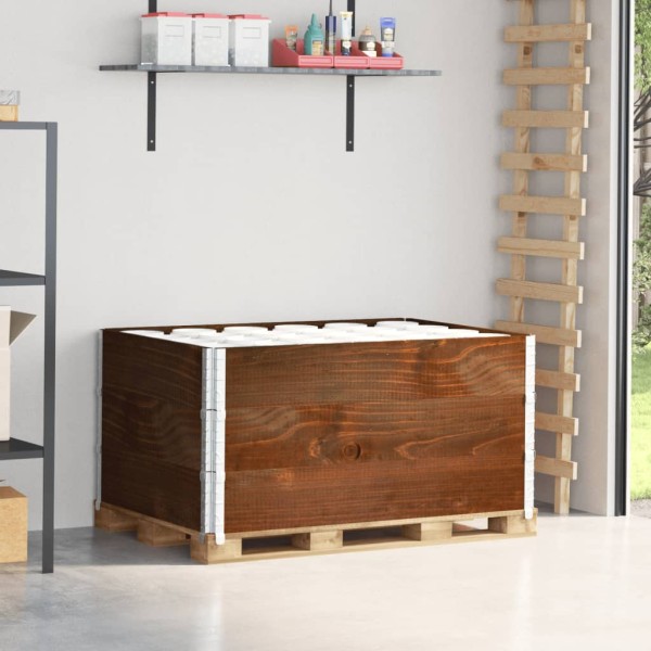 Tray edges, 3 pcs., brown, 120x80cm, solid pine