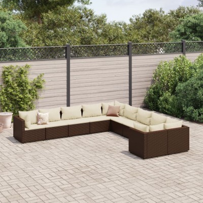 Garden set with cushions,...