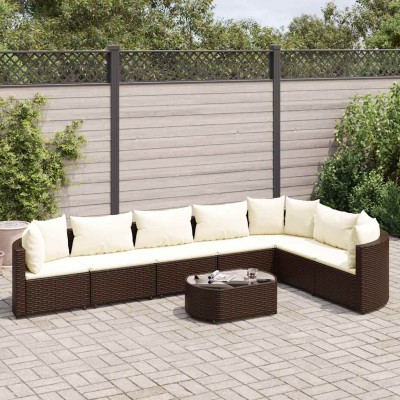Garden set with cushions, 8...