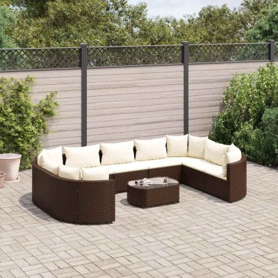 Garden set with cushions,...