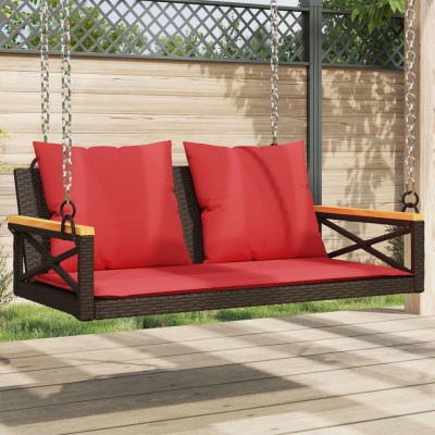 Swing-bench with pillows,...