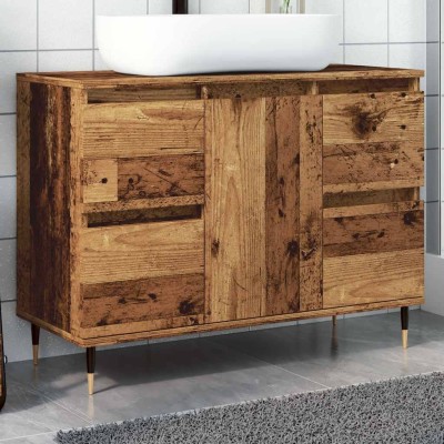 Bathroom cabinet, wood,...