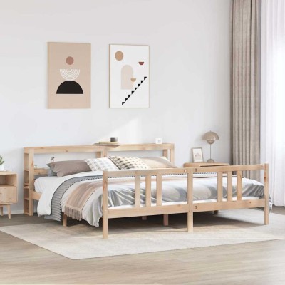 Bed frame with headboard,...