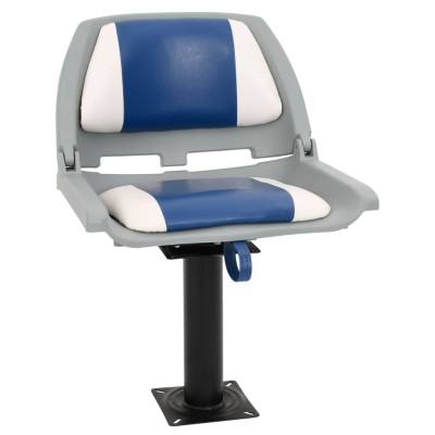Boat seat with leg with...