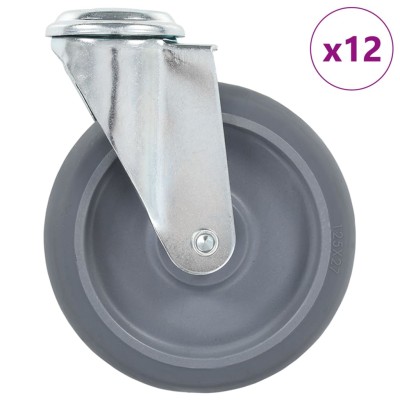 Castors, 12 pcs., 125mm,...