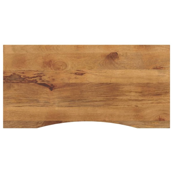 Desk top with hinge, 140x60x2.5 cm, mango