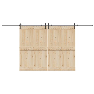 Sliding door hardware set,...