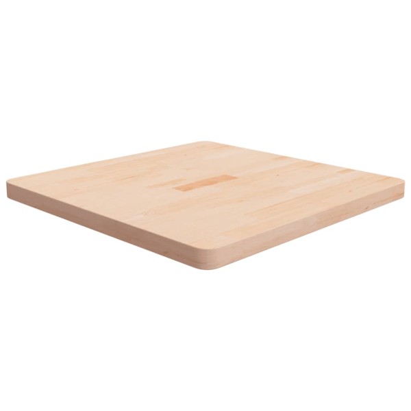 Tabletop, 70x70x4cm, untreated solid oak wood