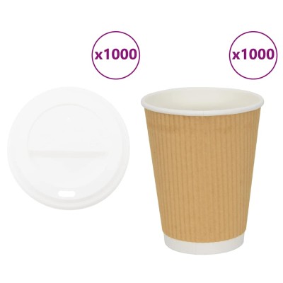paper coffee cups with lids...