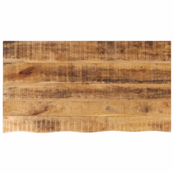 Tabletop, 110x60x3.8cm, solid mango, with a live edge