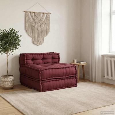 Modular sofa, chestnut...