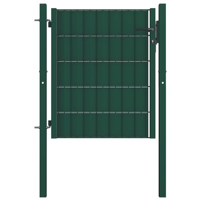Fence gate, PVC and steel,...