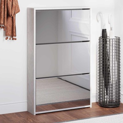 Shoe locker with mirror, 3...