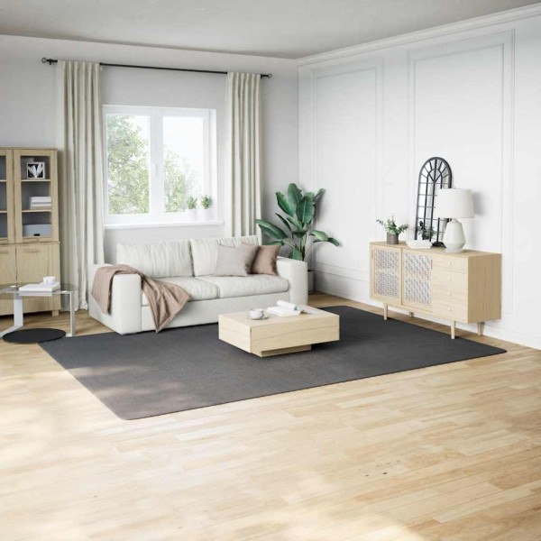 Shaggy carpet, anthracite color, 240x340 cm, polyester