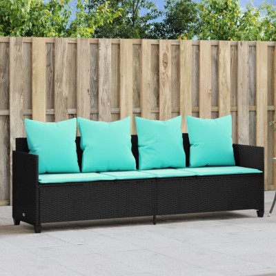 Sun lounger with cushions,...