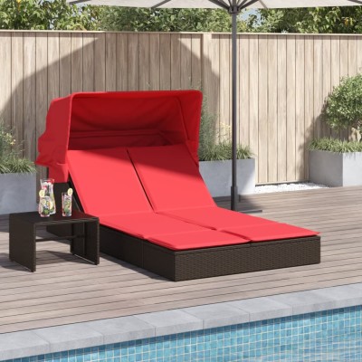 Double sun lounger with...